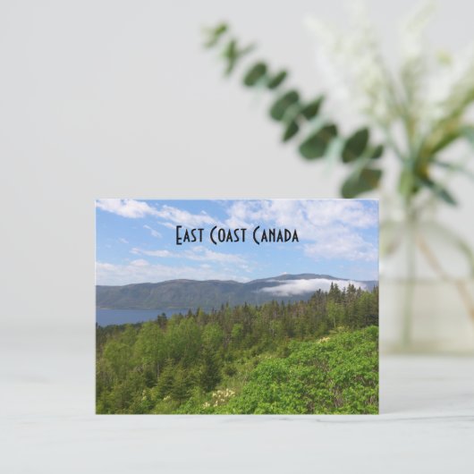 oostkust van Canada Briefkaart (Staand voorkant)