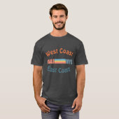 oostkust/westkust T-shirt (Voorkant volledig)