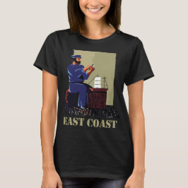 Oostkust Zeiler Nautical Reizen T-shirt