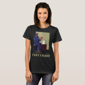 Oostkust Zeiler Nautical Reizen T-shirt (Voorkant volledig)