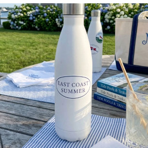 Oostkust Zomer Preppy Ovaal Sticker