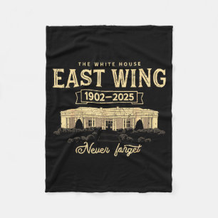 Oostvleugel 1902 2025 Nooit Vergeten Retro  Fleece Deken