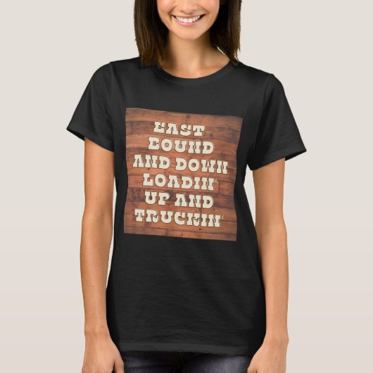 Oostwaarts en omlaag 1 t-shirt (Voorkant)