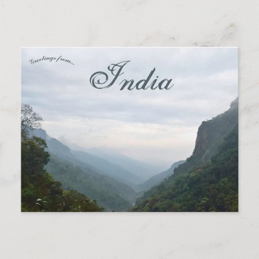 Ootacamund Ooty Tamil Nadu India Briefkaart (Voorkant)
