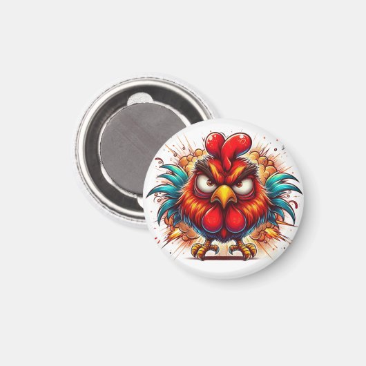"Oots the Radiant Rooster" Magnet (Voorkant / Achterkant)