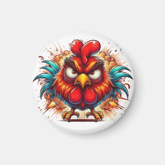 Oots the Radiant Rooster Magnet (Voorkant)