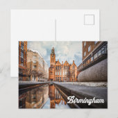 Oozells Square, Birmingham, Engeland Briefkaart (Voorkant / Achterkant)