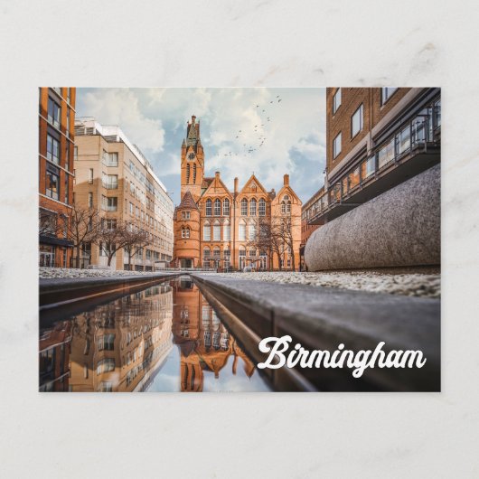 Oozells Square, Birmingham, Engeland Briefkaart (Voorkant)