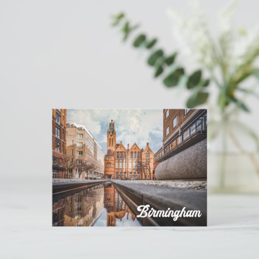 Oozells Square, Birmingham, England Briefkaart (Staand voorkant)