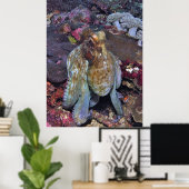 Oozing Octopus Portret Poster (Thuiskantoor)