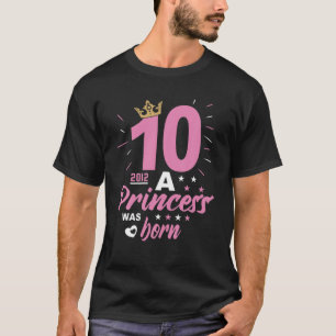 Op 10 september werd een prinses meisje uit 2012 t-shirt