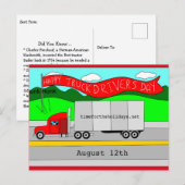 Op 12 augustus is het de Nationale Dag van de Vrac Briefkaart (Voorkant / Achterkant)