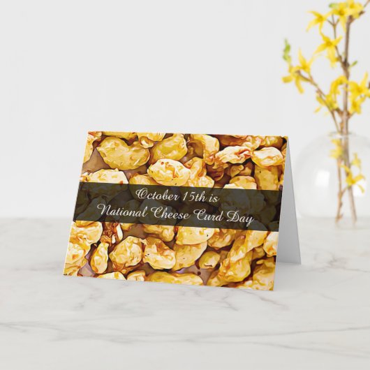 Op 15 oktober is het Nationale Dag van de Kaas Kaart (Gele Bloem)