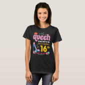 Op 16 december werd er een koningin geboren. t-shirt (Voorkant volledig)