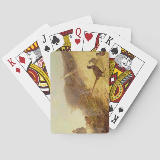 Op 1 oktober jongstleden lopen de fazanten op (zie pokerkaarten (Achterkant)