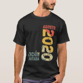 Op 2020 augustus 2020 2020 2020 t-shirt (Voorkant)