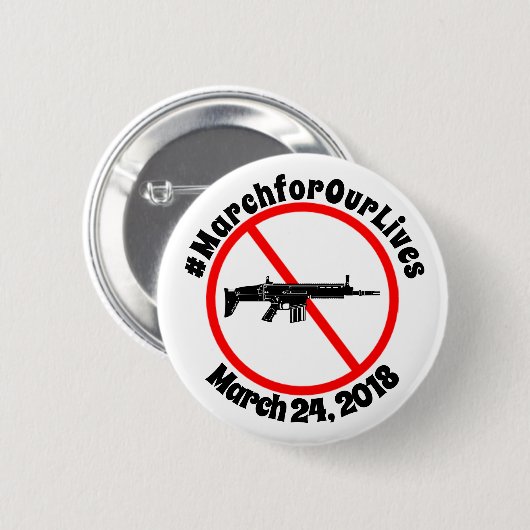 Op 24 maart 2018 is de Pistool Button (Voorkant /achterkant)