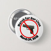 Op 24 maart 2018 is de Pistool Button (Voorkant /achterkant)