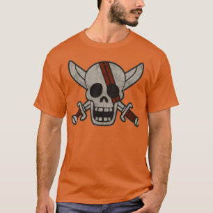 OP 25 Vlag van de piraten van Red Hair T-shirt