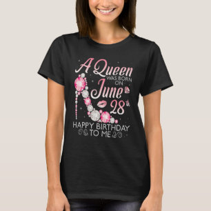 Op 28 juni werd een koningin voor mij geboren. t-shirt