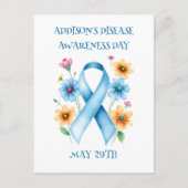 Op 29 mei is het Addison’s Disease Awareness Day Briefkaart (Voorkant)