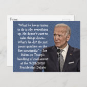 Op 29 september 2009 werden de stemmen van Biden o Briefkaart (Voorkant / Achterkant)