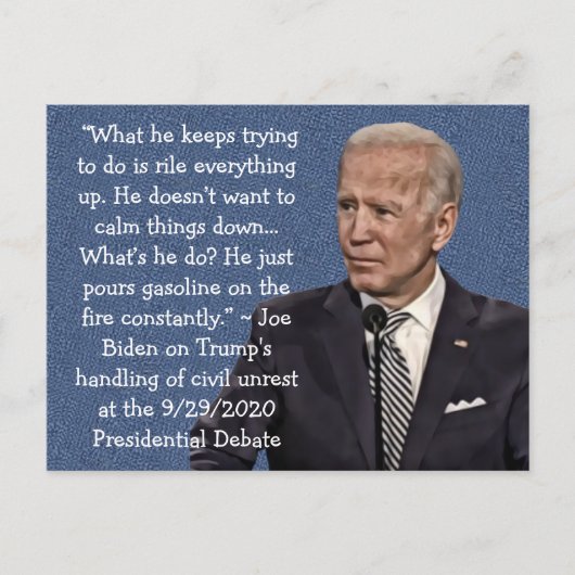 Op 29 september 2009 werden de stemmen van Biden o Briefkaart (Voorkant)