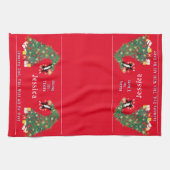 Op 2 januari is het allemaal weer een leuke kerst theedoek (Horizontaal)