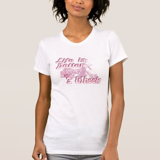 op 2 wielen t-shirt (Voorkant)