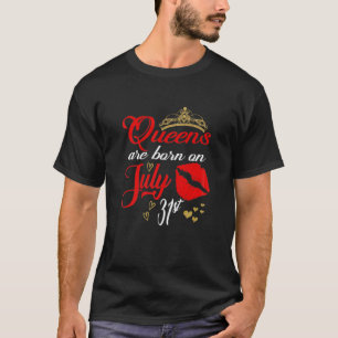 Op 31 juli worden vrouwen met een paardenbloem geb t-shirt