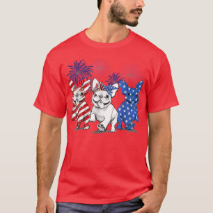 op 4 juli 1994 heeft de franse bulledog amerikaans t-shirt