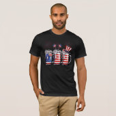 op 4 juli 1998 Drink de Amerikaanse vlag M T-shirt (Voorkant volledig)
