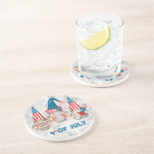 op 4 juli 2004 door patriottische amerikaanse gnom zandsteen onderzetter (Zijkant)