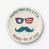 Op 4 juli 2004 gedeponeerde patriottische Borden Papieren Bordje (Voorkant)