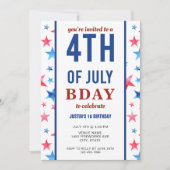 Op 4 juli 2004 is de partij patriottische sterren  kaart (Voorkant)