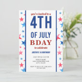 Op 4 juli 2004 is de partij patriottische sterren  kaart (Staand voorkant)