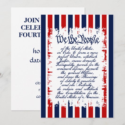  op 4 juli 2007 Uitnodigingen tot feestdag - Patri (Voorkant / Achterkant)