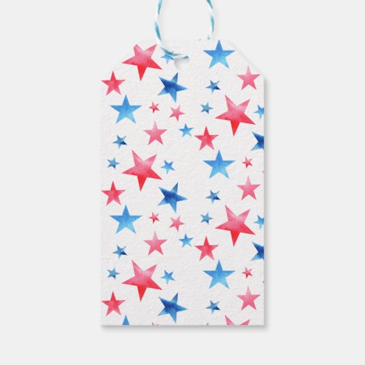 Op 4 juli 2010 werd de patriottische Waterverf Sta Cadeaulabel (Achterkant)