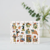  op 4 juli BBQ Kaart (Staand voorkant)