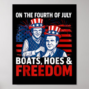 Op 4 juli boten, Schattig Ss Schattig Sss & Poster