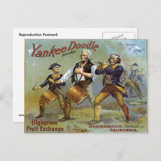  op 4 juli briefkaart (Voorkant / Achterkant)