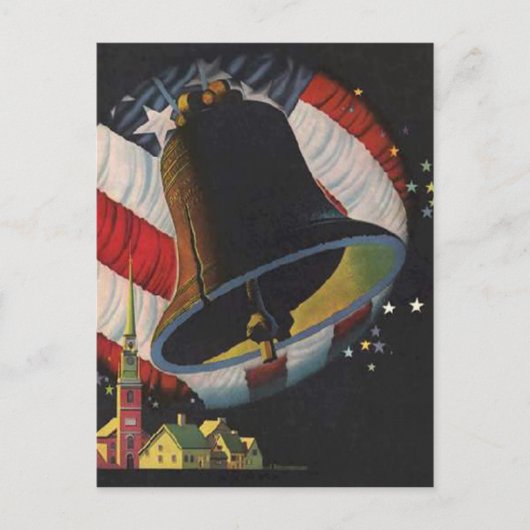 op 4 juli briefkaart (Voorkant)