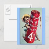 op 4 juli briefkaart (Voorkant / Achterkant)