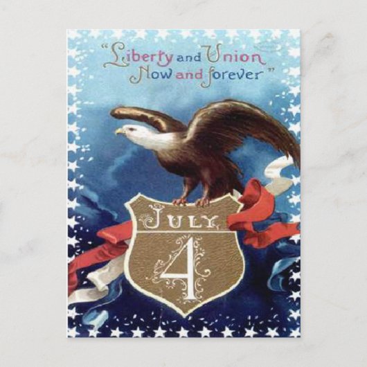  op 4 juli briefkaart (Voorkant)