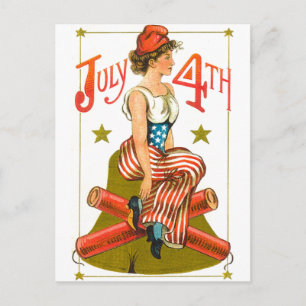 op 4 juli briefkaart