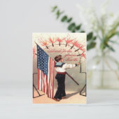 op 4 juli briefkaart (Staand voorkant)