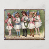 op 4 juli briefkaart (Voorkant)