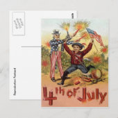 op 4 juli briefkaart (Voorkant / Achterkant)