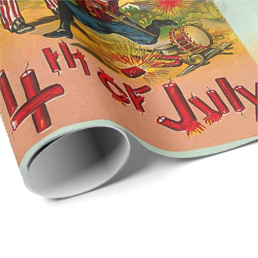 op 4 juli cadeaupapier (Rol Hoek)