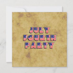 Op 4 juli, dag van onafhankelijkheid, nodigt de pa kaart